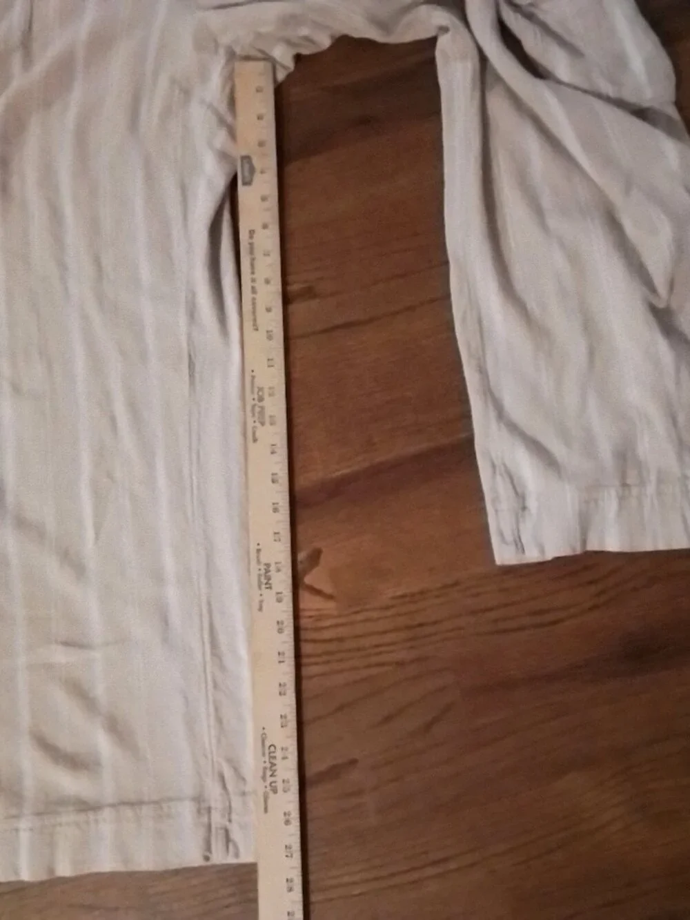 Wonderly Beige Stripe Linen Blend Wide Leg Cargo Pants XXL - XXXL
